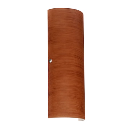 Besa Lighting Torre 18 Wall Sconce, Cherry, Polished Nickel Cap Finish, 2x75W Incandescent 8193CH-PN